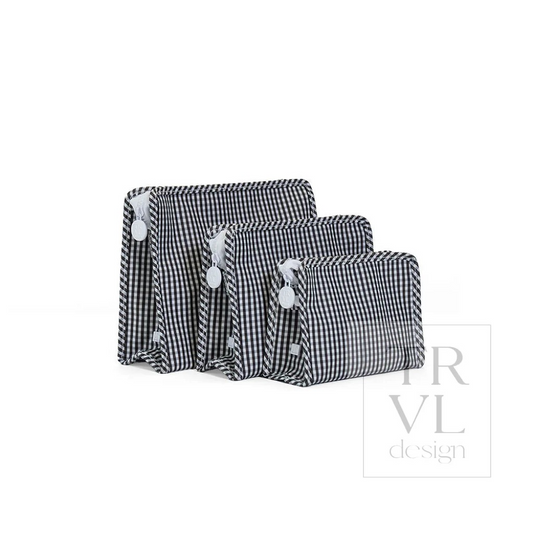 TRVL Black Gingham Roadies