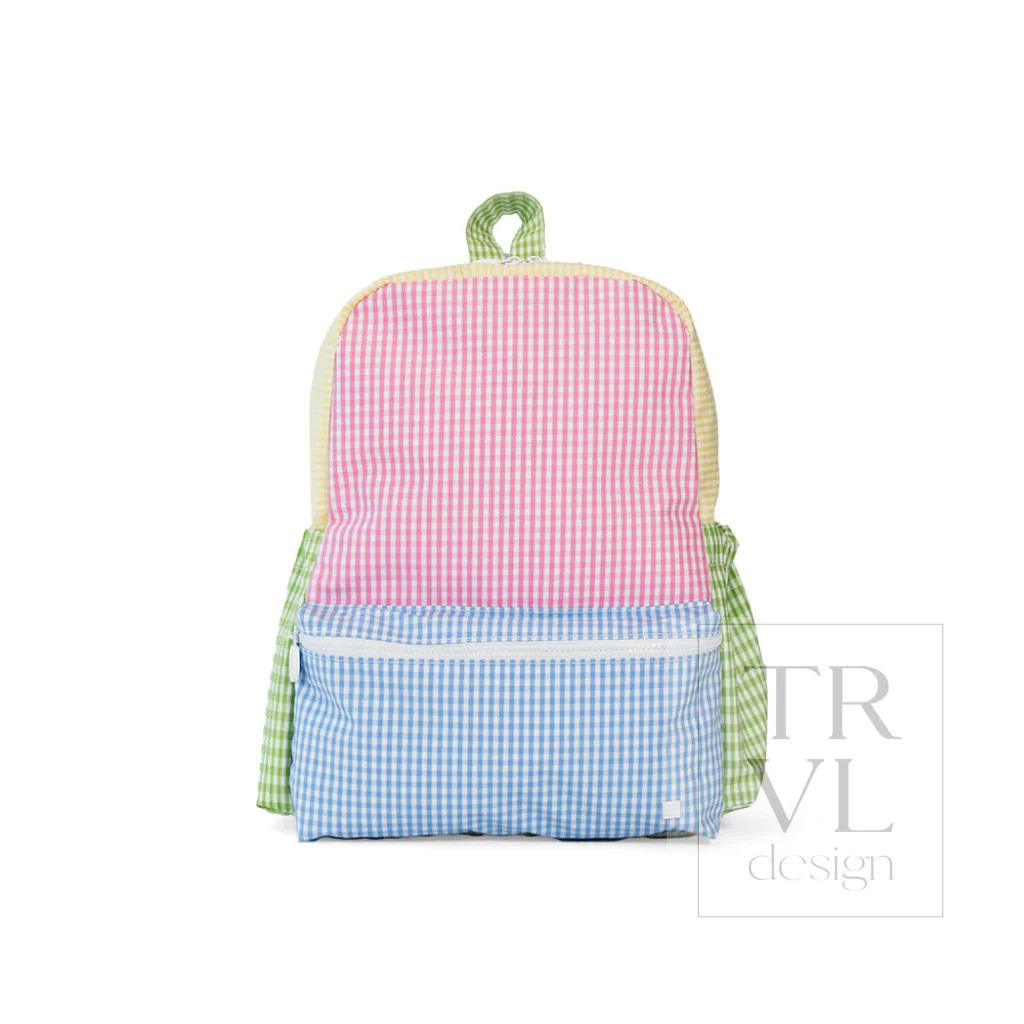 TRVL Patch Pink Backpacks