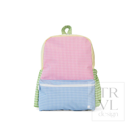 TRVL Patch Pink Backpacks