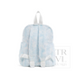 TRVL Bunny Toile Blue Mini Backer