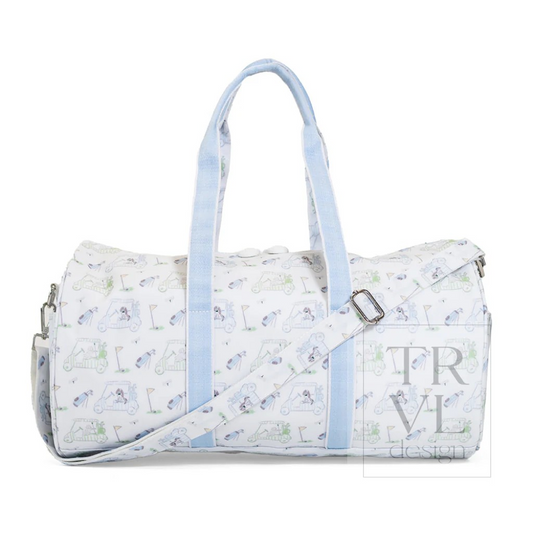 TRVL Putt Putt Blue Large Roll Duffel Bag