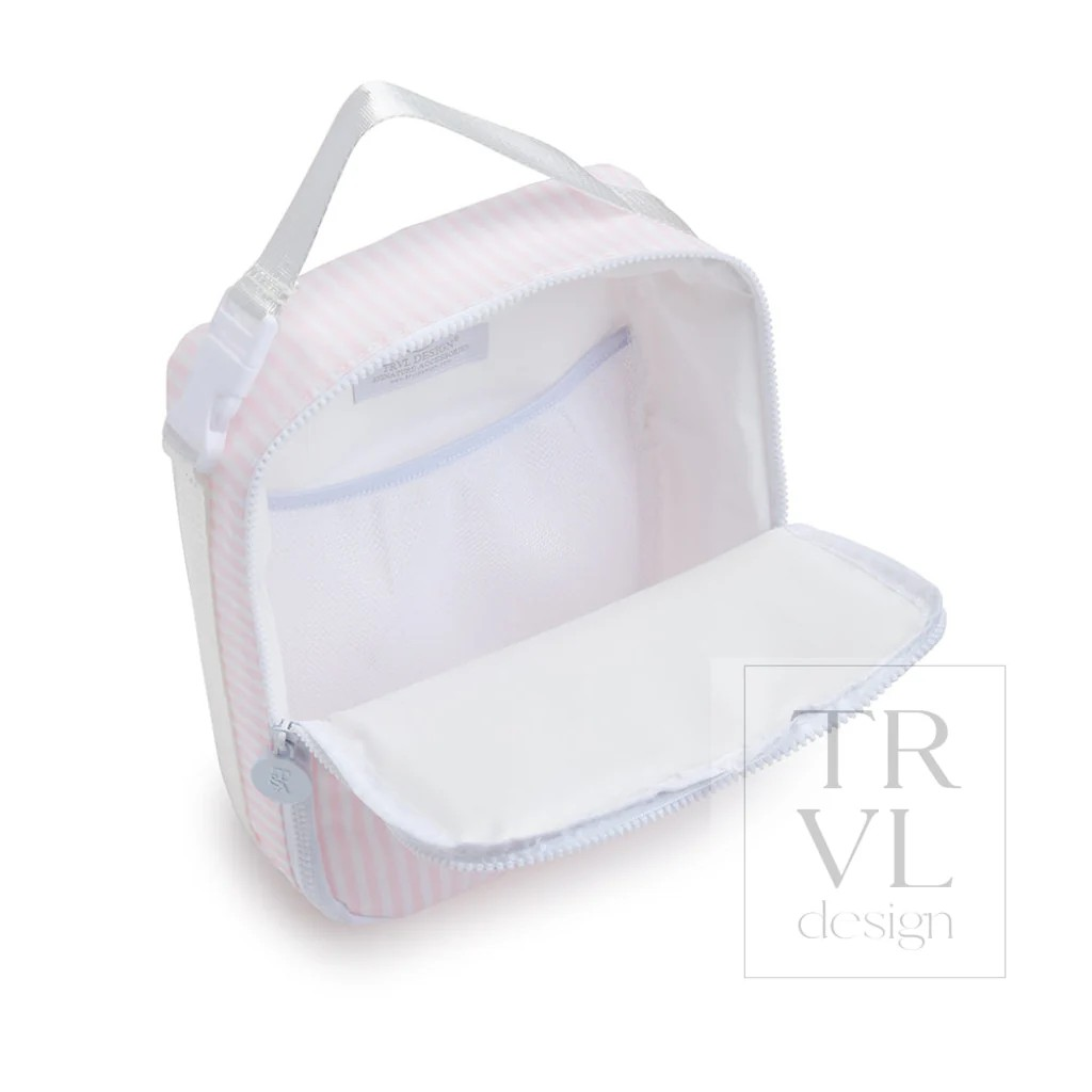 TRVL Pimlico Stripe Pink Lunch Box