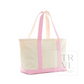TRVL Pink Gingham Canvas Totes