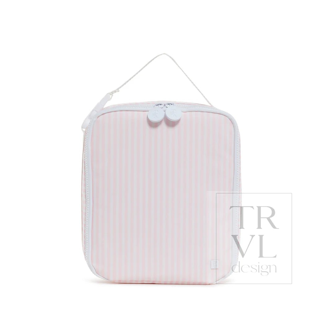 TRVL Pimlico Stripe Pink Lunch Box