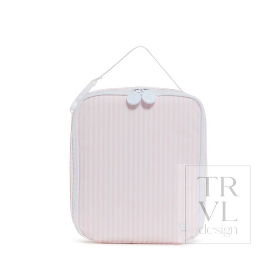 TRVL Pimlico Stripe Pink Lunch Box